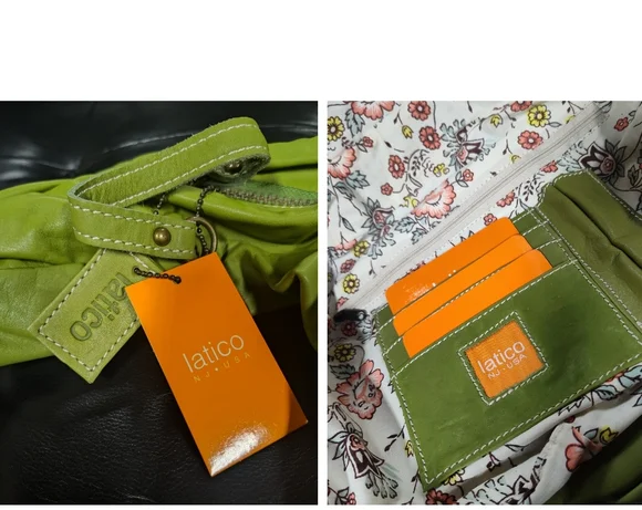 Latico | NWT Stunning Olive Leather Hobo Bag - Picture 5 of 6